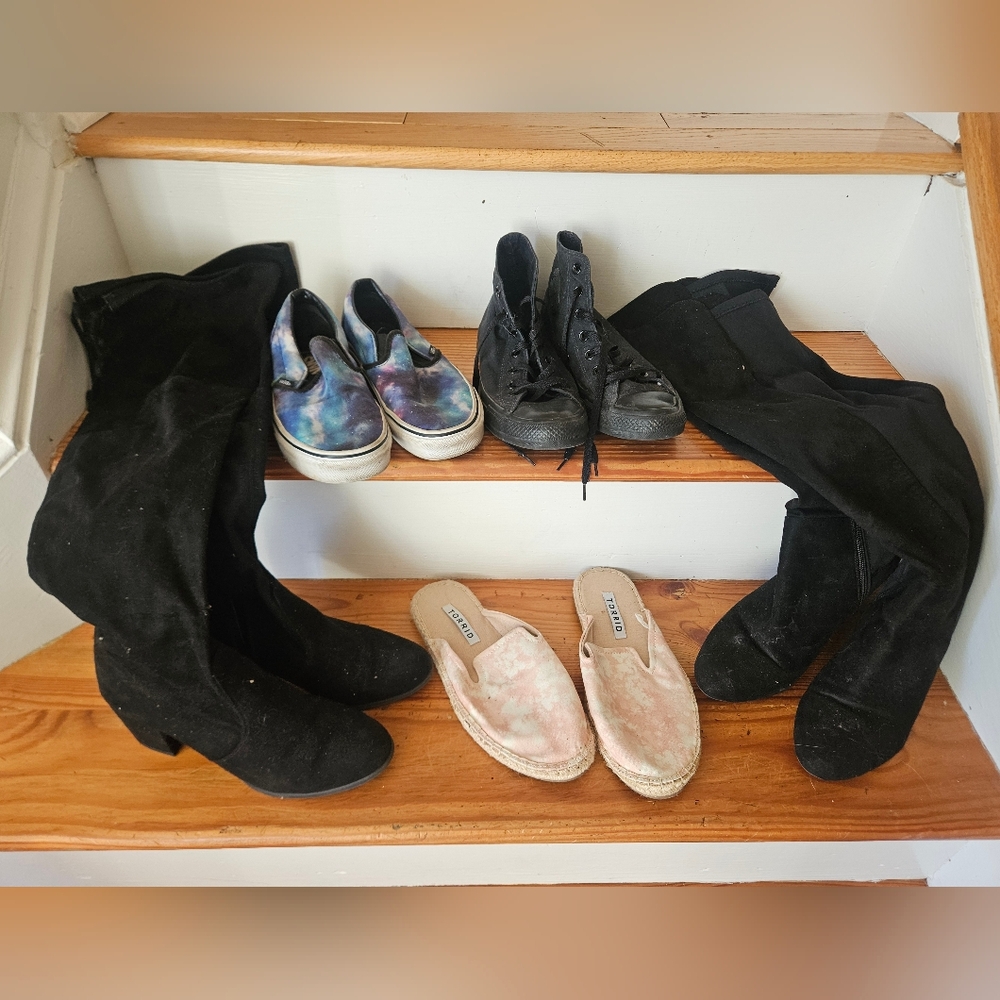 Over Knee Boots Vans Converse Box Of Shoes